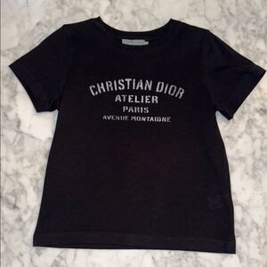 Dior Kids Black Atelier Capsule Collection T-Shirt 4Y